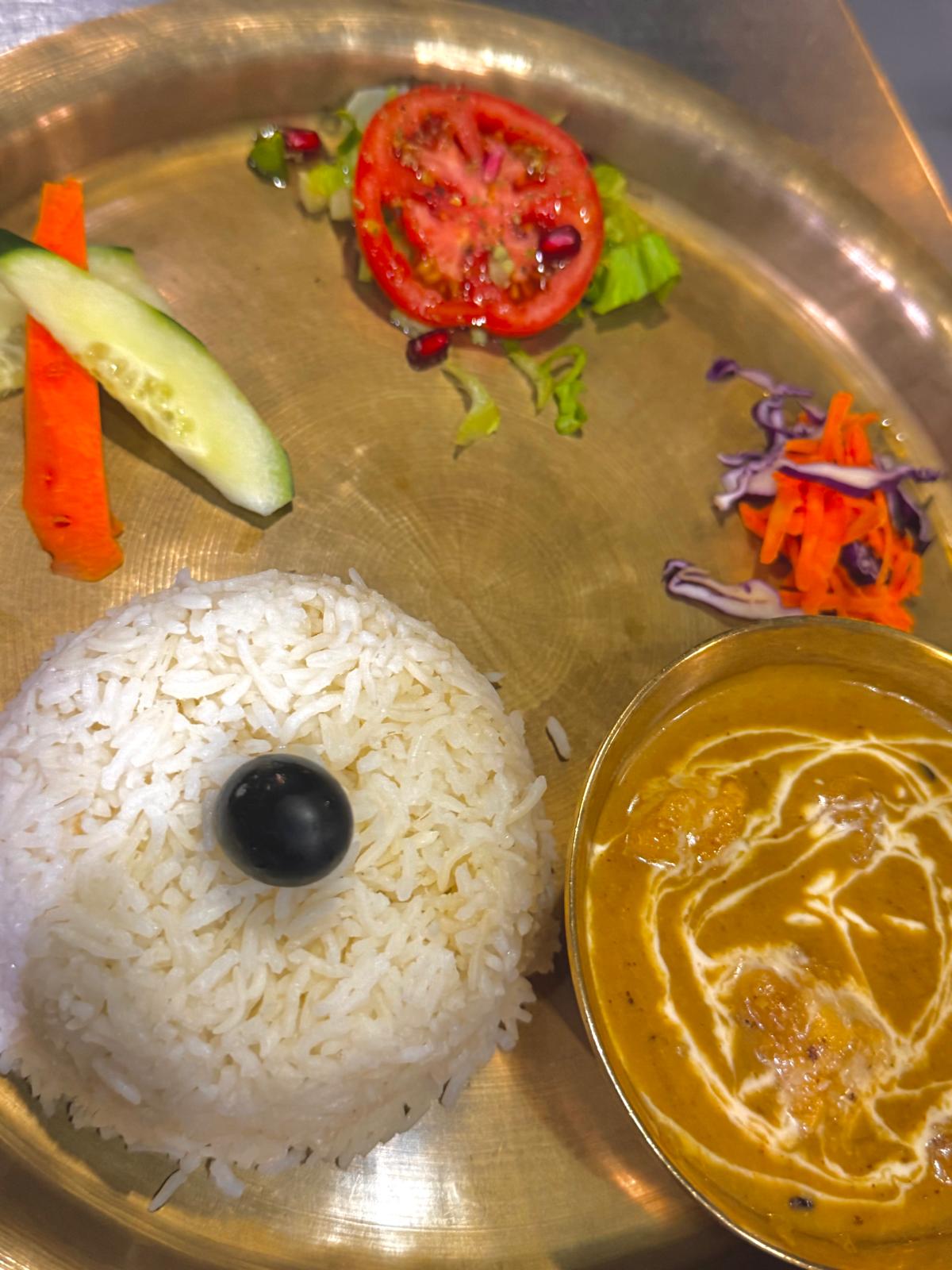 Khana rice and curry