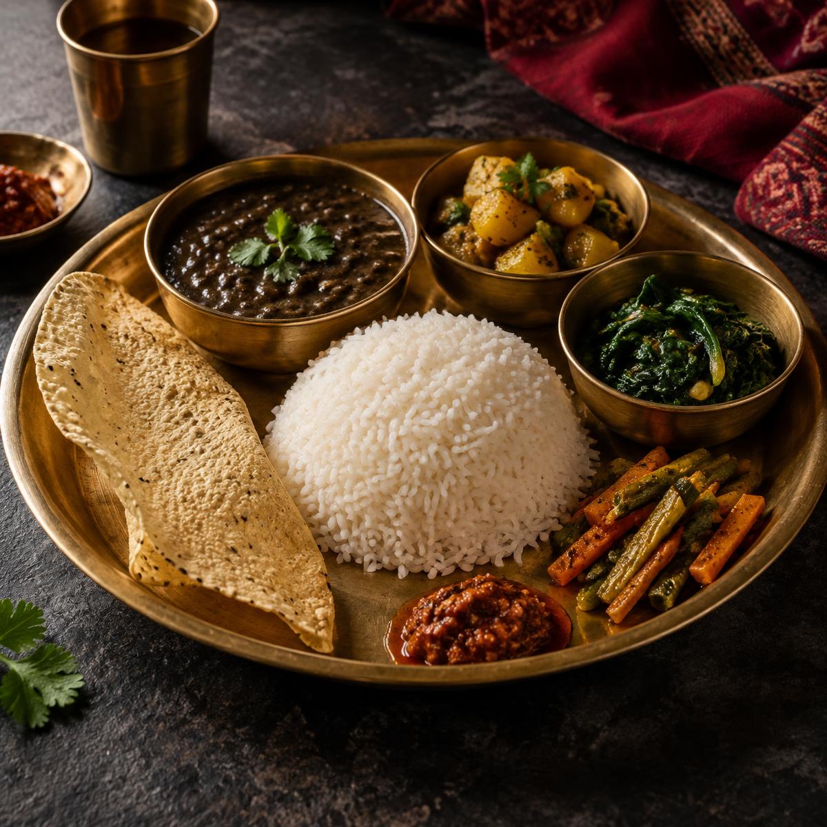 Nepali khana set